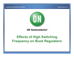 Effects of High Switching Frequency on Buck Regulators