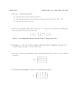 Homework 5 - UMass Math