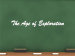 The Age of Exploration