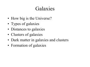 Galaxies - University of Iowa Astrophysics