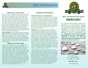 mercury - City of Covington, Louisiana