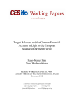 Target Balances and the German Financial Account in Light of the