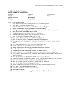 Bio244 Lecture Exam 3 Study Guide (Ch. 5, 9, 10) pg.1 Ch. 5 (An