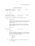 Ch 2 Notes Solving Equations Notes