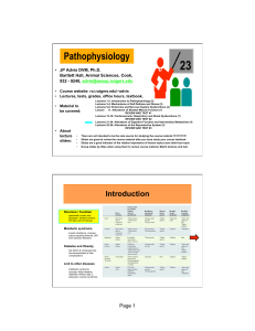 Metabolic pathology, alterations of S/F in