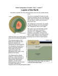 Unit 3 Lesson 1 Layers of the Earth