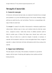 Strength of materials