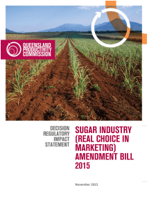 Sugar Industry (Real Choice in Marketing)