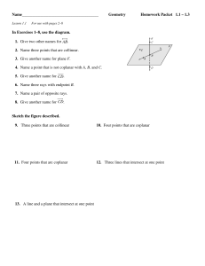 1.3 In Exercises 1–8, use the diagram. 1. Gi