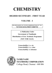 chemistry - Textbooks Online