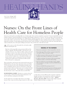 Nurses - National Health Care for the Homeless Council