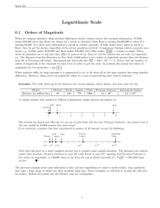 Log Scale Notes