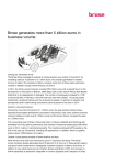 Brose generates more than 5 billion euros in business volume