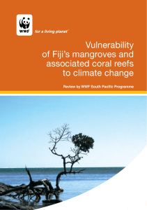 Vulnerability of Fiji`s mangroves and associated coral reefs to