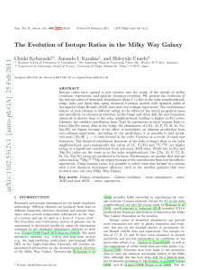 The Evolution of Isotope Ratios in the Milky Way Galaxy