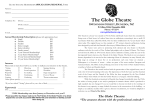 The Globe Theatre - Globe Theatre Dunedin