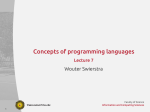 slides - Department of Information and Computing Sciences