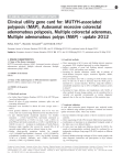 Clinical utility gene card for: MUTYH-associated polyposis