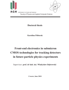 1.4 Tracking detectors in future High Energy Physics