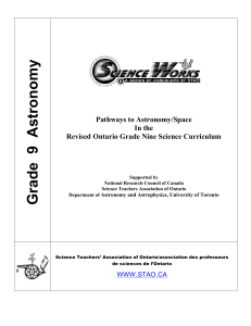 Pathways to Astronomy/Space