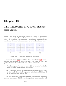 Chapter 18 The Theorems of Green, Stokes, and Gauss