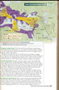 A ER ICA ~ The borders of the Roman Empire measured some