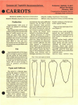 Carrots: Commercial Vegetable