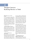 Transport Services: Reducing Barriers to Trade