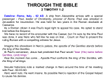 through the bible