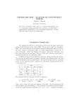 CHI-SQUARE TEST - ANALYSIS OF CONTINGENCY TABLES