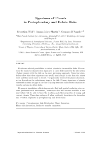 Signatures of Planets in Protoplanetary and Debris