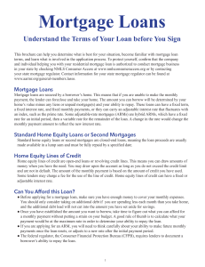 Mortgage Loans