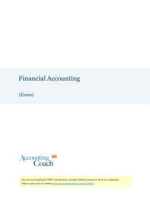 Financial Accounting