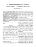 A Connectionist Approach to Automatic Transcription of