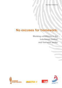 No excuses for homework. - Labour Behind the Label