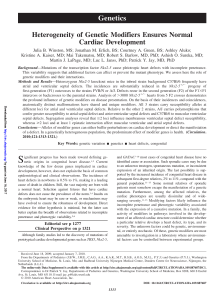 Genetics - Circulation