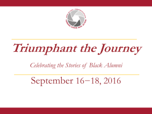 Triumphant the Journey - Harvard Law School