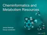 Cheminformatics and metabolism resources