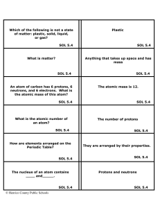 Matter Flashcards 5 - Henrico County Public Schools