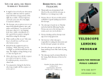 Telescope Lending Program brochure - Hamilton