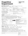 Cognitive Impairment for Physicians