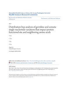 Distribution bias analysis of germline and somatic single