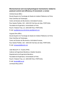 Biomechanical and neurophysiological mechanisms related to