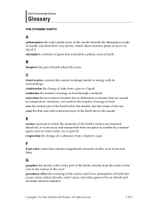 Chapter 3 Vocabulary