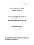 Public Assessment Report Scientific discussion Telhyd 40 mg/12.5