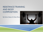Resistance training and Body Composition