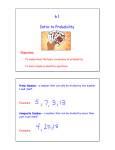 6.1 Intro to Probability