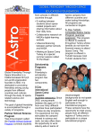 Astro vol.6 issue 1 - Global Friendship Through Space Education