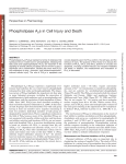 Phospholipase A2 s in Cell Injury and Death