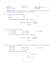 Midterm #1A Solutions.